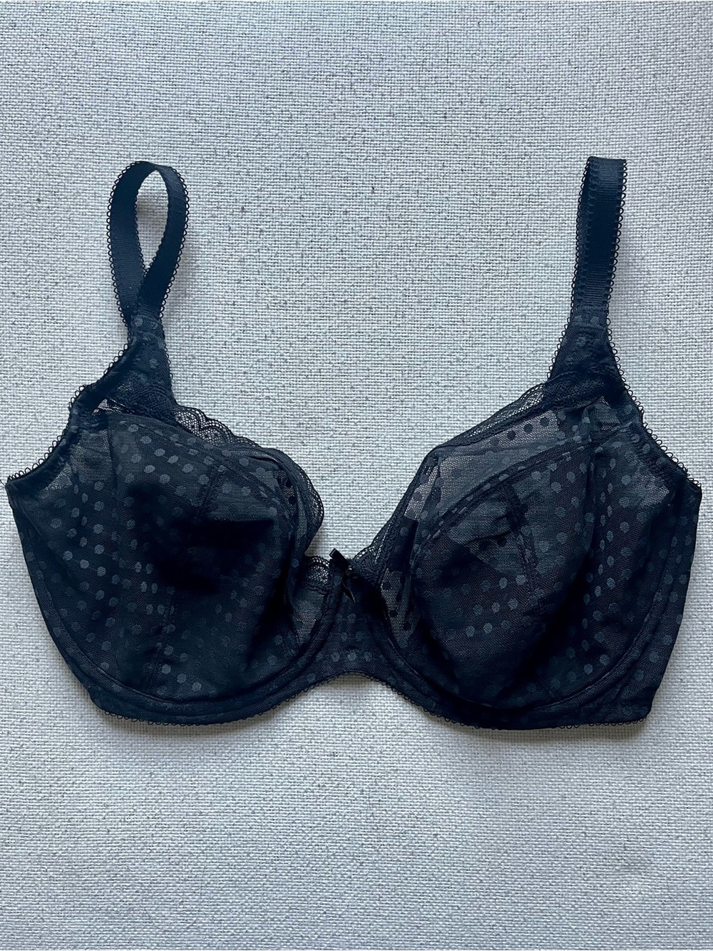 Freya Spot-Light plunge bra in black